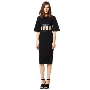 David Koma Black Behind Bars Dress Size 6 $2200 10241934